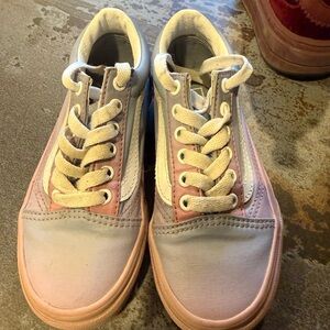 Vans Kids Sneakers in Pink and White